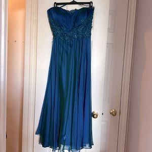 Strapless Evening Gown